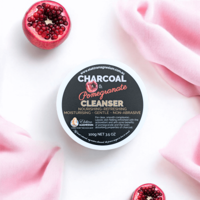 Charcoal-Pomegranate Cleanser Charcoal Pomegranate Cleanser fruit pink material